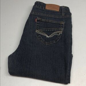 VINTAGE LEVI HIGH-RISE CROP STRAIGHT LEG JEANS 31x26 ⭐️